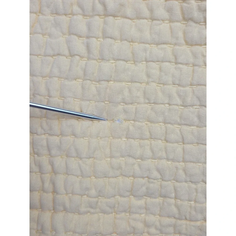 2 Pottery Barn Pick Stitch Quilted Standard Shams Cotton Linen Yellow Tie 2009